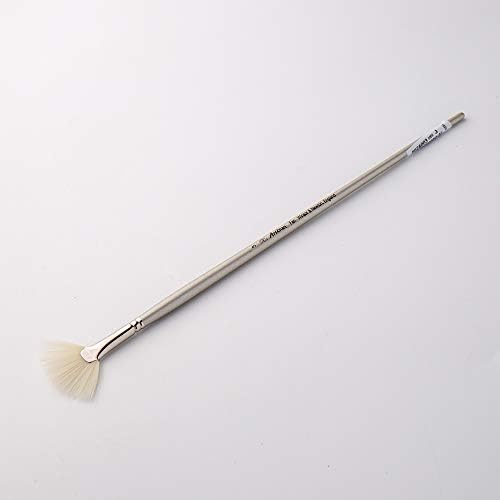 & Newton 5528003 Artisan Sentetik Elyaf - Domuz Kıllarının Performans Özellikleri ile Fırça, Sağlam ve Dayanıklı, Kalın Sıvı Yağlar için Mükemmel - Boya - Yelpaze Fırçası - Uzun Sap No.3