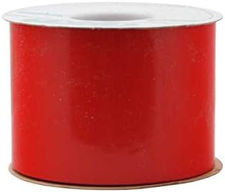Berwick Offray Plastik Parlak Kurdele-2-1/2 Geniş X 50 Yards-Kırmızı Kurdele