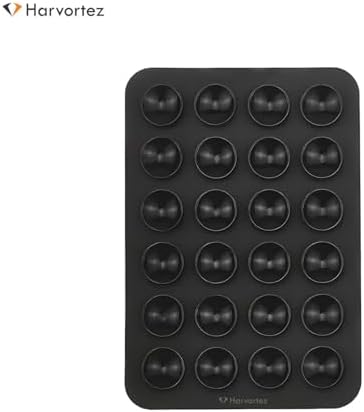 Güçlü Yapışkanlı Silikon Vantuzlu Telefon Tutucu – Kılıf Arkasına Yapışan Telefon Tutucu, Octo, ve Cihazlarla Uyumlu, Selfie ve Video için Eller Serbest Kullanım - Siyah