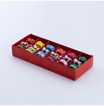 Yılbaşı Süsü, 6Lı Atlı Karınca Seti, Karışık Renkli