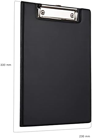 2K 333S A4 Pvc Kapaklı Sekreter Tablası,Sekreterlik,Sekreter Bloknot,A4 Kapaklı Sekreterlik,Siyah