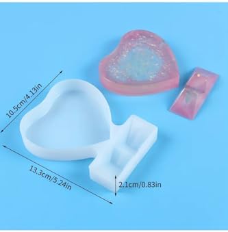 51- Epoksi Kalıpları Epoksi Reçine Fotoğraf Çerçevesi Silikon Resim Çerçevesi Kalıbı 13X10Cm, Şeffaf