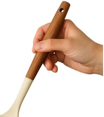 Akasya Saplı Kepçe – Kullanışlı, Yanmaz, Dayanıklı ve Şık Mutfak Kepçesi