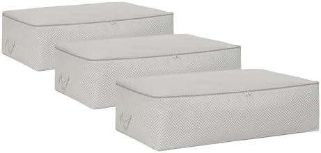 3'lü Boy Gri Altı Hurç Set 74 x 46 x 22 cm