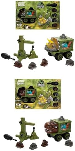 Crazoo Dino Sök Tak Dinozor T-Rex/Triceratops 27 parça 2 adet