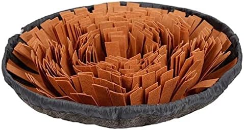 Köpek Yavaş Besleme Matı Mama Bulmaca Matı - Köpek Interaktif Oyuncak (KAHVERENGİ)