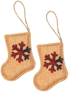 ASMALI JÜT YILBAŞI ÇORAP SÜS 10CM 2 ADET