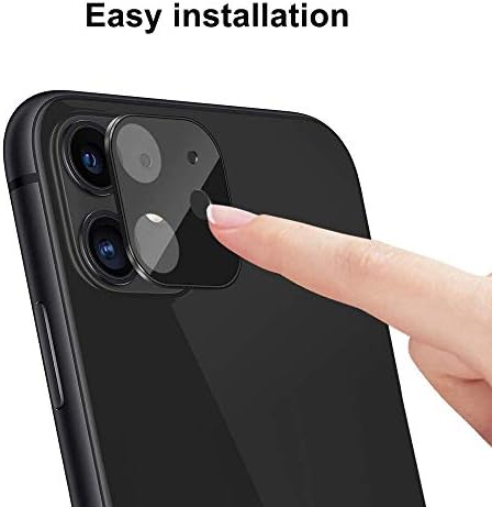 11 (6.1'') Kamera Lens Koruma Camı V2 Siyah [ 11 ile Uyumlu Ekran Koruyucu]