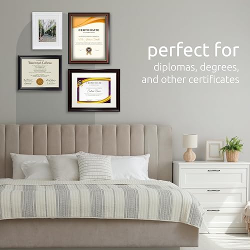 KG Kylie Belge Çerçevesi - 21,5 cm x 27,9 cm, Kahverengi Altın Astarlı