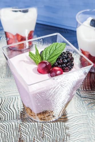 Kübik Prizma Kase Mika Kapaksız Sunum Kabı 25'li 200 CC