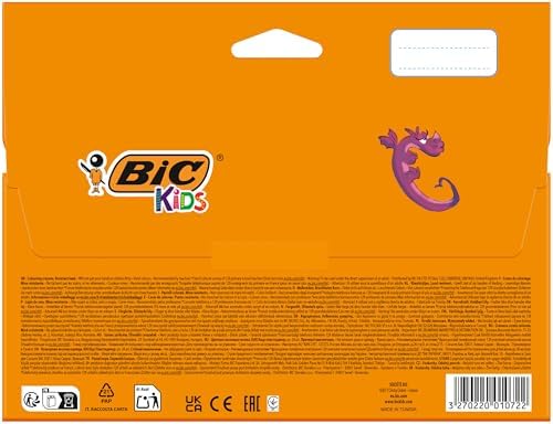 BIC Kids Elleri Kirletmeyen Pastel Boya, 24'lü Kutu