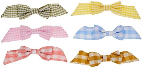 - Gingham Hair Bows - Pötikareli Saç Aksesuarı
