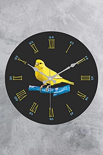 25 Cm Dekoratif Plastik Cam Bombeli Taraftar Odası Duvar Saati