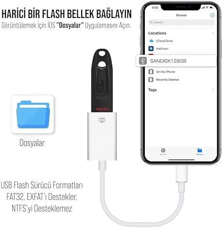 Lightning USB OTG Kablo (JH0514)
