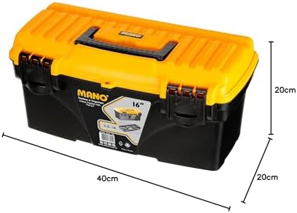 Cs/16 Düz Kapaklı Klasik Takım Çantası, Polipropilen, Siyah/Sarı, 16 ’’