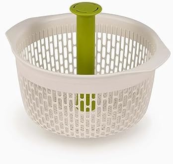 Spindola salata süzgeci, lavabo için, beyaz/yeşil