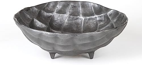 Dekoratif Metal Ayaklı Kase 30x11x30 Cm.