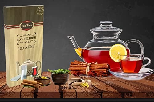 Doğadan İlaç Tea Time Çay Kahve Filtresi Kağıt Filtre L Büyük Boy (100'lü Çay Filtresi poşeti)