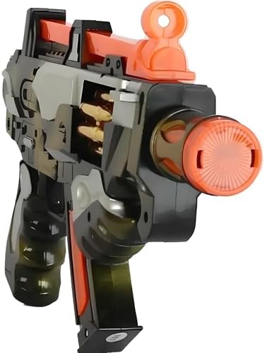 Npratik Pilli Işıklı Sesli Oyuncak Taramalı Silah - Gerçekçi Asker Macerası