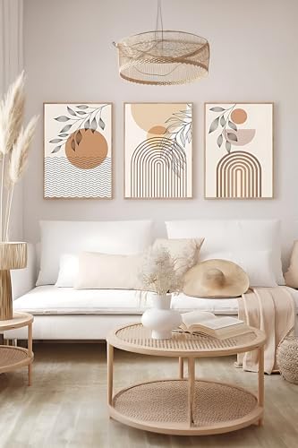 3 Parça Çerçeve Görünümlü Mdf Tablo Seti - ARTSYCLLCT6-2030