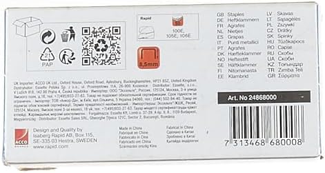 24868000 zımba teli 66/8 mm + Super Strong, galvanizli, 5000 Adet