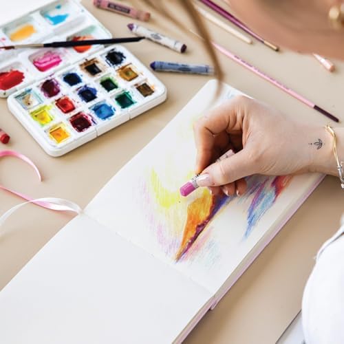 21x15 cm Sert Kapak 80 Yaprak 140 gr. Eskiz Defteri - Book - Lila