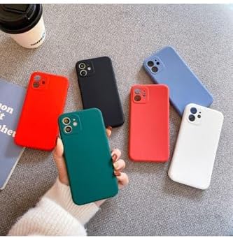 - 11 Uyumlu Köşeli Lansman Kılıf, Kadife İç Yüzeyli Darbe Emici Silikon Koruma (12 Görünümlü Köşeli Görünüm) - Pastel Lavanta