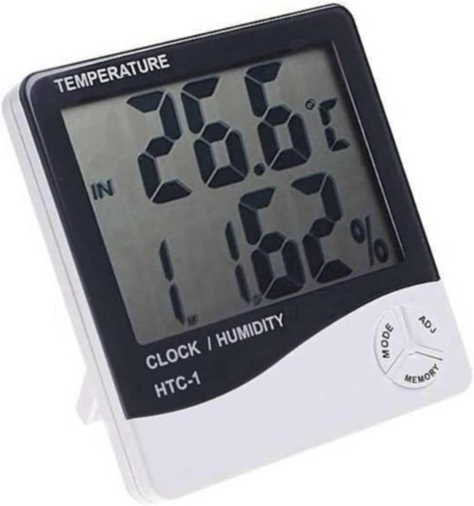 Dijital Sıcaklık Nem Ölçer Alarmlı Masa Saati Ve Isı Termometre