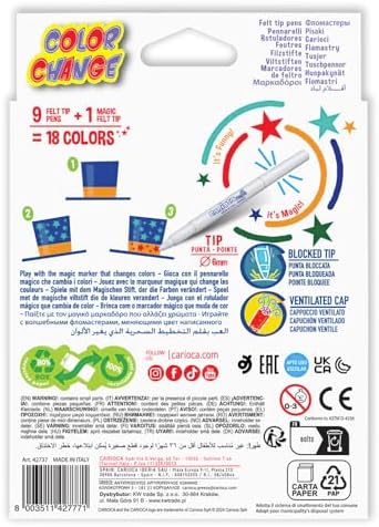 10+2 RENK SİHİRLİ KEÇELİ KALEM 42737