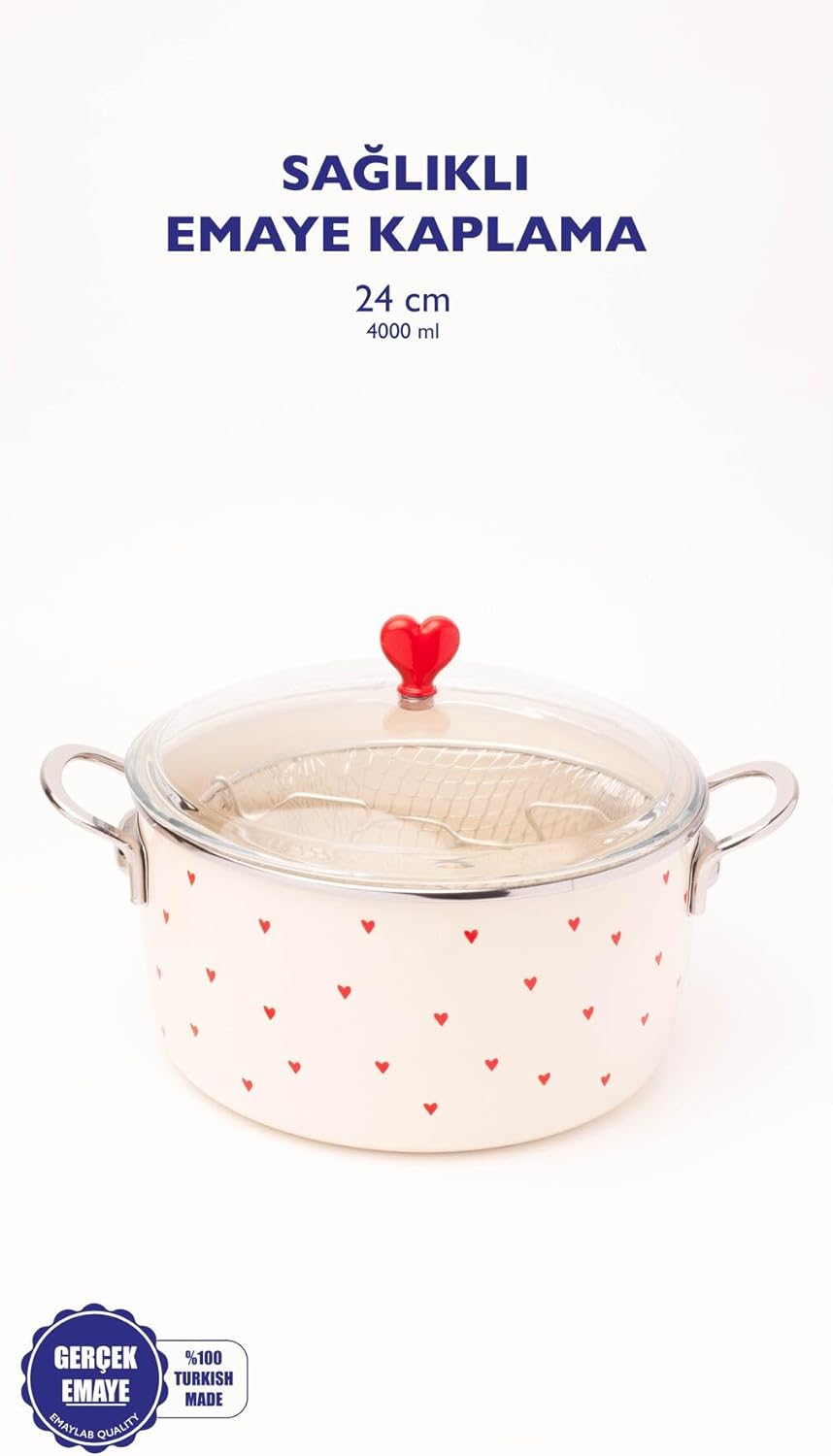 Cupid Kızartma Tenceresi/Fritöz (Özel Kapaklı)