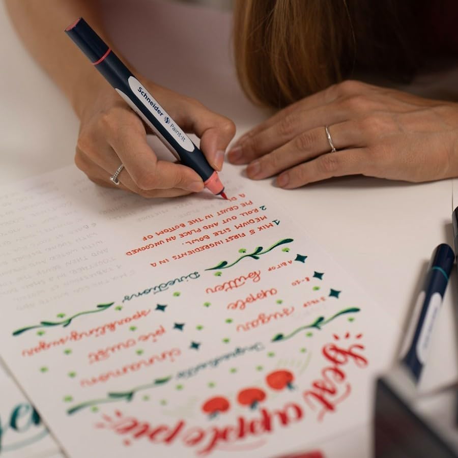 040 Twinmarker seti V1 (Brush Tip & 1,0 mm yuvarlak uç, yoğun renkli su bazlı mürekkep, kağıt üzerinde kullanım için grafiti kalemleri, >%92 geri dönüştürülmüş plastik) 52 parça