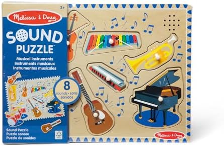 & Doug - Ahşap Sesli Yapboz, Müzik Aletleri (10732)