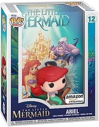 Pop! VHS Cover: - Ariel - The Mermaid - Arielle - Deniz Kızı - Amazon'a Özel - Figürü - Hediye Fikri - Resmi Ticari Ürünler