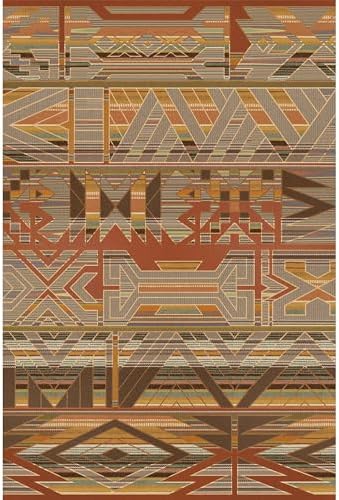 Dizayn Croce Desenli Pamuk Tabanlı Yıkanabilen Kaydırmaz Antibakteriyel Salon Halısı 80X150