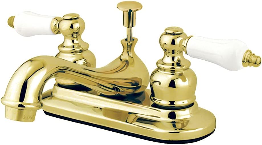 4 in. Modern Toilette musluk cilalı pirinç Finish