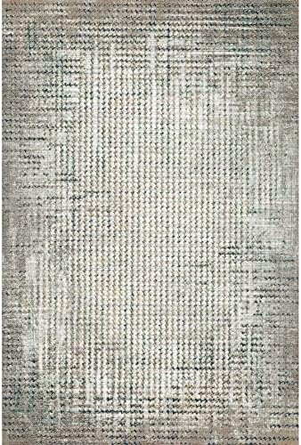 Dizayn Devon Desenli Pamuk Tabanlı Yıkanabilen Kaydırmaz Antibakteriyel Salon Halısı 80x150