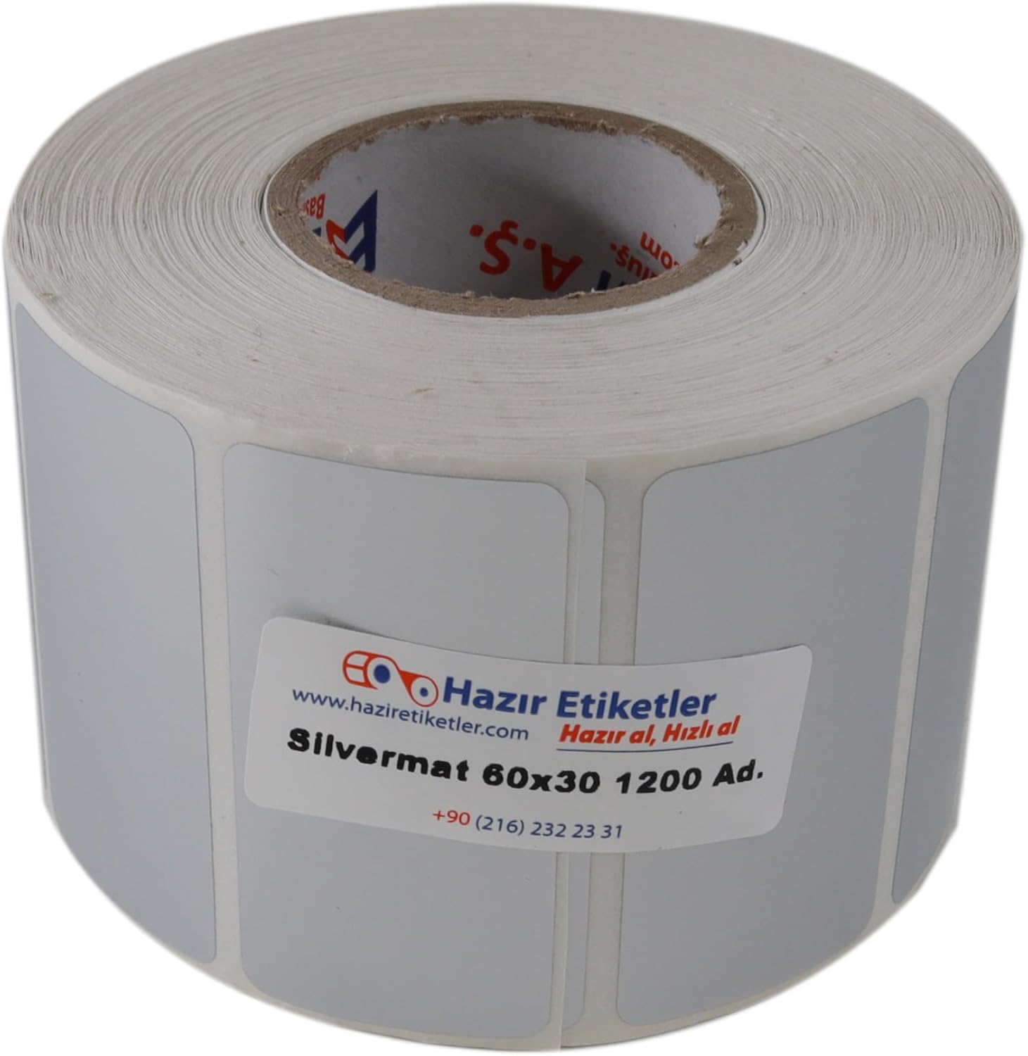 Demirbaş Etiketi 60mm X 30mm Ruloda 1200 Adet