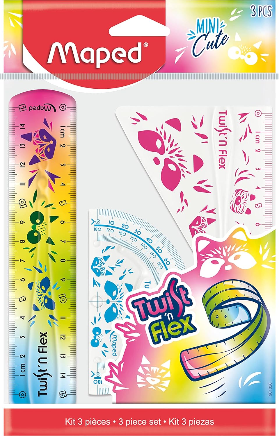 - Çizim Seti TWIST'nFLEX MINI CUTE- 3 Parçalı - Orijinal! 981828