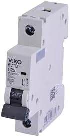 6VTB-1C25 Otomatik Sigorta 6kA C Tipi 1 Kutup 25A