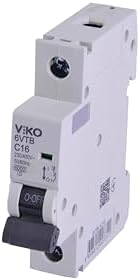 6VTB-1C16 Otomatik Sigorta 6kA C Tipi 1 Kutup 16A