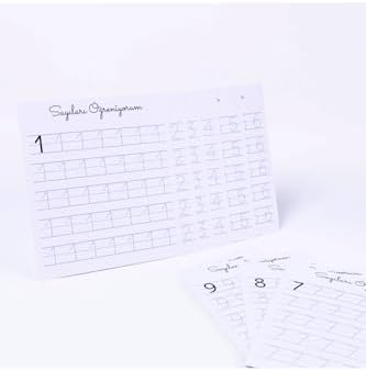 39lu harf ve rakamları öğreniyorum, 12 x 13 cm karton çalışma kart seti