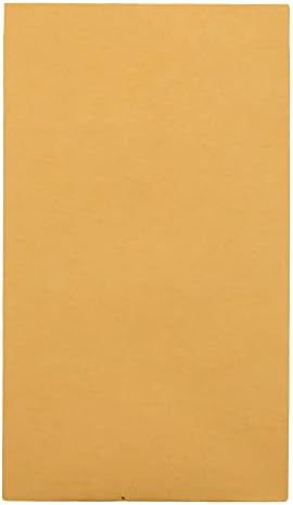 #5 1/2 Madeni Para Zarfları, 3 1/8 x 5 1/2, Yapıştırılmış, Küçük Parçalar, Bahçe için Mücevher ve Tohum Zarfları, 28 lb Kahverengi, Kutu başına 500 (QUA50562)
