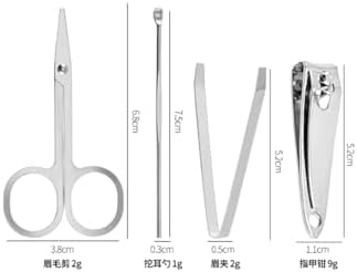 4'lü Set Manikür Pedikür Seti Mini Boy Seyahat Bakım Seti