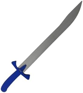 Ahtek Ahşap Oyuncak Silah Seti 2'li, Kaptan Kalkan + Mavi Kılıç ETİCSET031b