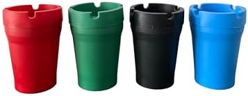 Store Metal İç Hazneli Masaüstü Küllük (2 Adet) (Pembe)