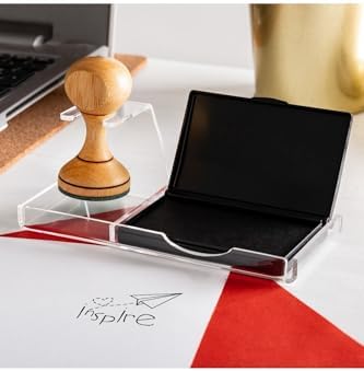 Inspire Ahşap Kaşe Seti - Ilham Mesajlı Kitap Mührü Kaşesi