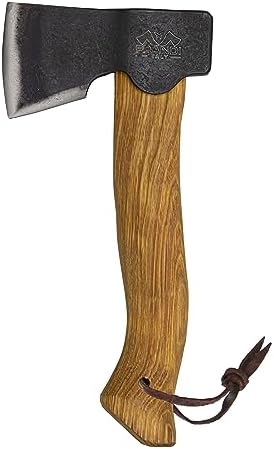 Segurin Tipi Kısa Balta Hikori Ceviz Ağacı Saplı 28cm 400gr