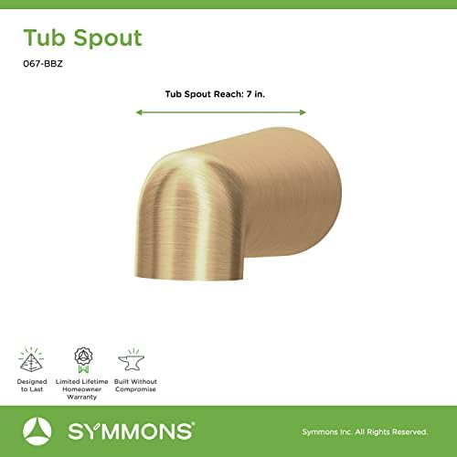 067-BBZ Dia Saptırıcı Olmayan Küvet Ağzı Fırçalanmış Bronz Büyük