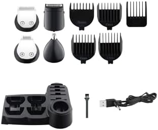 "Zilan ZLN8658 10'lu 1 Arada Profesyonel Saç ve Sakal Tıraş Makinesi | Uranus – Hızlı Şarj, LED Ekran, Ayarlanabilir 3-12 mm Tarak Aparatları "