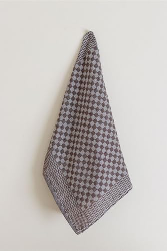 & Kareli Kahverengi Mutfak Kurulama Bezi 40x60 cm